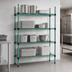 Thumbnail image #3 for EagleGard Quad-Adjust 4-Tier Stationary Wire Shelving Starter Unit, 36 x 24 x 74 Inches