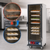Thumbnail image #3 for Metro C5 1 Series Mobile Full Height Combination Heated Holding and Proofing Cabinet with Clear Door and Universal Wire Slides