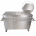 Thumbnail image #3 for BK Resources Stainless Steel Serving Counter with Sliding Door and Tray Shelf, 48 Inch W x 30 Inch D