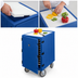 Thumbnail image #4 for Cambro Camcart Insulated Tray and Sheet Pan Cart with Removable Cutting Board