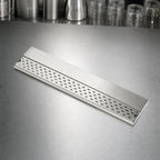 Thumbnail image #4 for Krowne Royal Series KR-DR25 25-Inch Stainless Steel Drink Rail Drainer, Removable Perforated Top, Built-In 1/2-Inch Center Drain