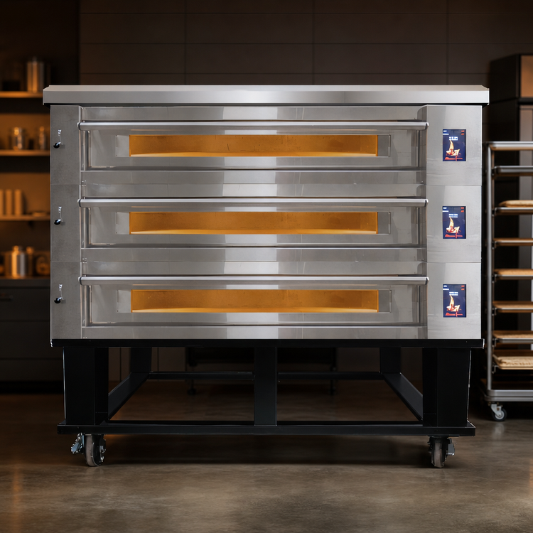 Product image #4 for Marra Forni 3-Deck Electric Deck Oven with 73" x 44" MarraStone Cooking Surface