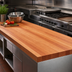 Thumbnail image #3 for Boos Block American Cherry Edge Grain Kitchen Countertop, 108-Inch W x 32-Inch D x 3-Inch Thick, Oil Finish