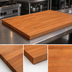 Thumbnail image #3 for John Boos Boos Block American Cherry Edge Grain Kitchen Countertop, 48 x 32 x 1-1/2 Inch, Oil Finish
