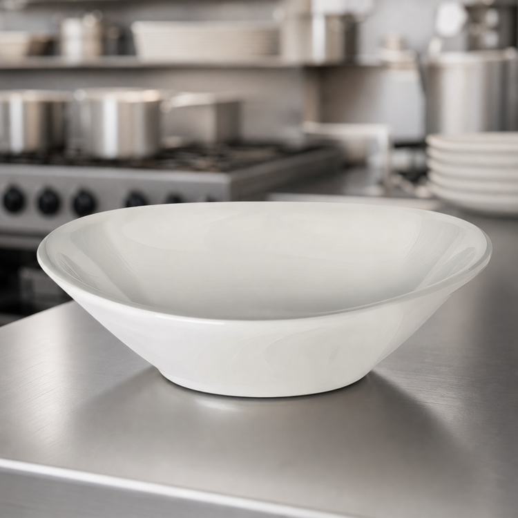 Product image #3 for Carlisle Stadia 52 oz Greige Oblong Melamine Bowl