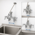 Thumbnail image #3 for T&S Brass Adjustable-Center Wall-Mount Service Sink Faucet with Vacuum Breaker Nozzle and Pail Hook