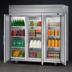 Thumbnail image #3 for Beverage Air Horizon Series Three-Section Solid Door Reach-In Refrigerator, 71.52 Cu. Ft., Top-Mounted Self-Contained