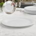 Thumbnail image #4 for Jane 10-Inch Round Wide Rim White Melamine Plate