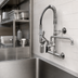 Thumbnail image #3 for T&S Brass EasyInstall Mini Wall-Mount Pre-Rinse Unit, 8-Inch Centers, 12-Inch Swing Nozzle
