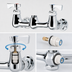 Thumbnail image #3 for Krowne Royal Series 8-Inch Center Splash-Mounted Pre-Rinse Faucet Body Without Spout, Quarter-Turn Ceramic Cartridge, Low Lead