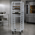 Thumbnail image #3 for New Age Lifetime Series Heavy-Duty Aluminum End-Loading Bun Pan Rack with Casters, 12 Pan Capacity