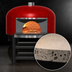 Thumbnail image #3 for Marra Forni Neapolitan NP110W Freestanding Wood-Fired Brick Pizza Oven with 43.25-Inch Round Hearth