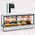 Thumbnail image #4 for Migali Competitor Series 60-Inch Countertop Refrigerated Display Case, Straight Glass, Sliding Rear Doors, 8.8 Cu. Ft.