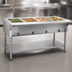 Thumbnail image #3 for Eagle Group 63-1/2-Inch Natural Gas Hot Food Table with 4 Dry Wells, Open Base and Undershelf