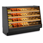Thumbnail image #3 for Structural Concepts Fusion® GHSS452HLB 51-Inch Open-Front Heated Self-Service Food Display Case with 3 Heated Shelves