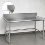 Thumbnail image #3 for Advance Tabco BSR-60 16 Gauge 304 Stainless Steel Sorting Table, 60 x 30 Inches, 10-1/2-Inch Backsplash, 3-Inch Raised Edge