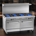 Thumbnail image #3 for Southbend Ultimate 60-Inch Gas Restaurant Range with 6 Open Burners, 24-Inch Charbroiler and 2 Convection Ovens