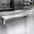 Thumbnail image #3 for Duke Stainless Steel Steam Table Carving Board for 74-Inch Units, 7-Inch Wide