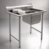 Thumbnail image #3 for Eagle Group 414 Series 1-Compartment Sink with 24-Inch Left Drainboard