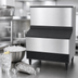 Thumbnail image #3 for Hoshizaki KM-301BAJ Air-Cooled Self-Contained Crescent Cube Ice Maker With Built-In 100 lb Bin