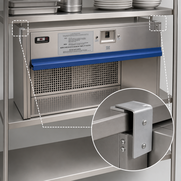 Product image #3 for Carter-Hoffmann HP38 Shelf-Mounted Heated Plate Warmer, 38 Inch, 183 lb Capacity