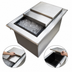 Thumbnail image #3 for BK Resources 36-Inch x 20-Inch Drop-In Ice Bin with Sliding Cover, Without Cold Plate