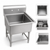 Thumbnail image #3 for Floor-Standing 1-Compartment Pot Sink with 24 x 24 x 14-Inch Bowl