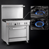 Thumbnail image #3 for Southbend Ultimate 36-Inch Commercial Gas Range with 2 Open Burners, 24-Inch Charbroiler and Standard Oven
