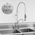 Thumbnail image #3 for Fisher 8-Inch Center Backsplash-Mount Spring Style Pre-Rinse Unit with Add-On Faucet and 10-Inch Swing Spout