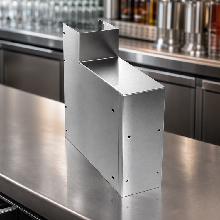 Product image #3 for CHOICE 6-Inch W x 24-Inch D Stainless Steel Underbar Tubing Chase