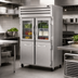 Thumbnail image #3 for True SPEC SERIES Two-Section Reach-In Refrigerator with 2 Glass Half Doors and 2 Stainless Steel Half Doors