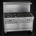 Thumbnail image #3 for Southbend Ultimate 60-Inch Gas Restaurant Range with 9 Burners and 2 Convection Ovens