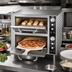 Thumbnail image #3 for Waring Commercial Double-Door Double-Deck Countertop Pizza Oven with Independent Chamber Controls