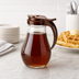 Thumbnail image #3 for Dripcut® 14 oz Glass Syrup Dispenser with Brown Plastic Top