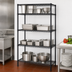 Thumbnail image #3 for Add-A-Shelf 4-Tier Wire Shelving Starter Unit, 36W x 24D x 74H, Black Epoxy Finish