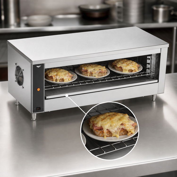 Product image #3 for Vollrath 35-Inch Countertop Plate Activated Cheese Melter / Finishing Oven, 240V