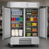 Thumbnail image #4 for Beverage-Air Vista® Series Two-Section Bottom-Mount Reach-In Refrigerator with Solid Hinged Doors, 35.08 Cu. Ft.