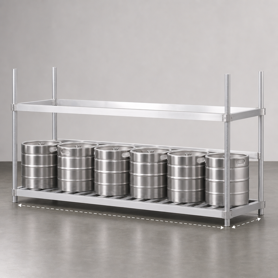 Fits 80"W x 20"D Rack