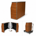 Thumbnail image #4 for Amara 4-Foot Folding Portable Bar Table, Maple Woodgrain Laminate