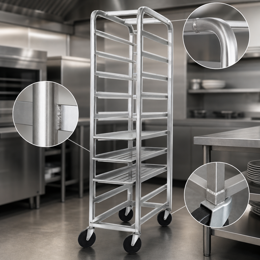 All-Welded Stainless Steel Construction
