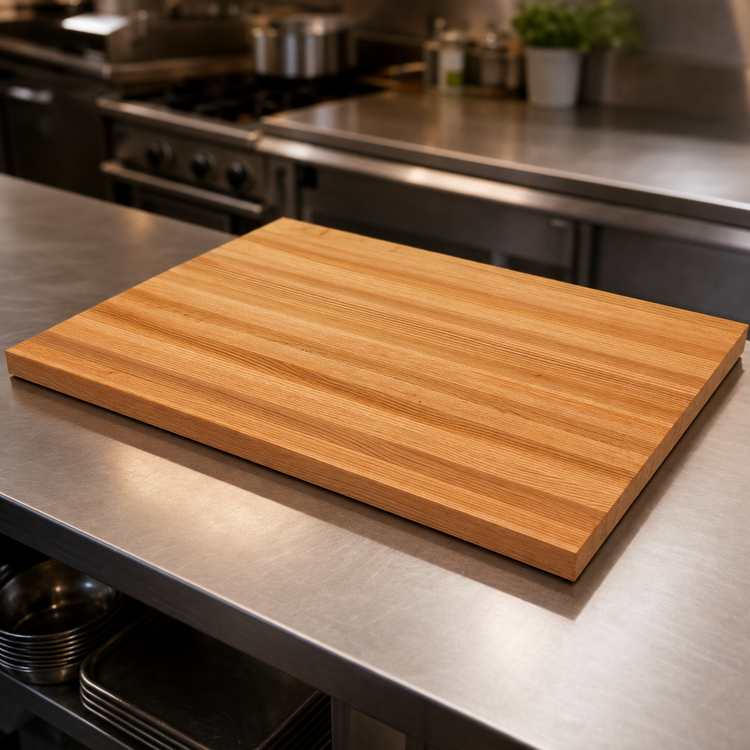 Product image #3 for John Boos Appalachian Red Oak Edge Grain Island Countertop, 84 x 27 x 1-1/2 Inch, Varnique Finish