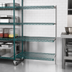 Thumbnail image #3 for EagleGard 4-Tier Add-On Wire Shelving Unit, 30 x 24 x 63 Inches, Blue-Green Hybrid Epoxy Finish