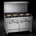Thumbnail image #3 for Southbend Ultimate 48-Inch Commercial Gas Restaurant Range with 8 Burners and 2 Space Saver Ovens