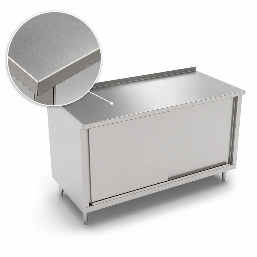 14-Gauge Type 300 Stainless Steel Top