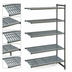 Thumbnail image #3 for Cambro Camshelving Basics Plus 5-Tier Vented Add-On Polymer Shelving Unit, 24