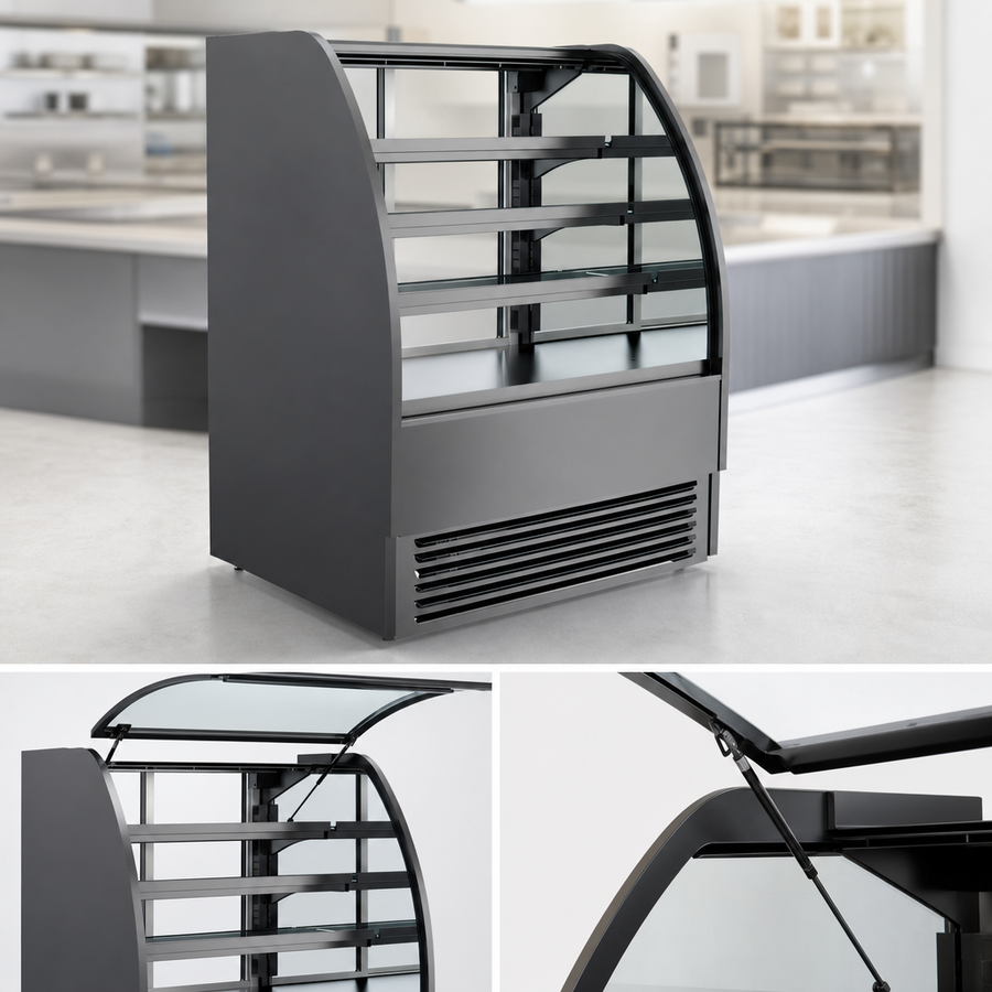 Curved Lift-Up Front Glass