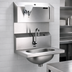 Thumbnail image #3 for Eagle Group Wall-Mount Hand Sink with Electronic Eye Gooseneck Spout, Soap & Towel Dispensers, 304 Stainless Steel
