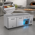 Thumbnail image #3 for Kelvinator Commercial KCHPT92.12 3-Door Self-Contained Pizza Prep Table, 94-3/16-Inch Wide, 32 Cu. Ft.
