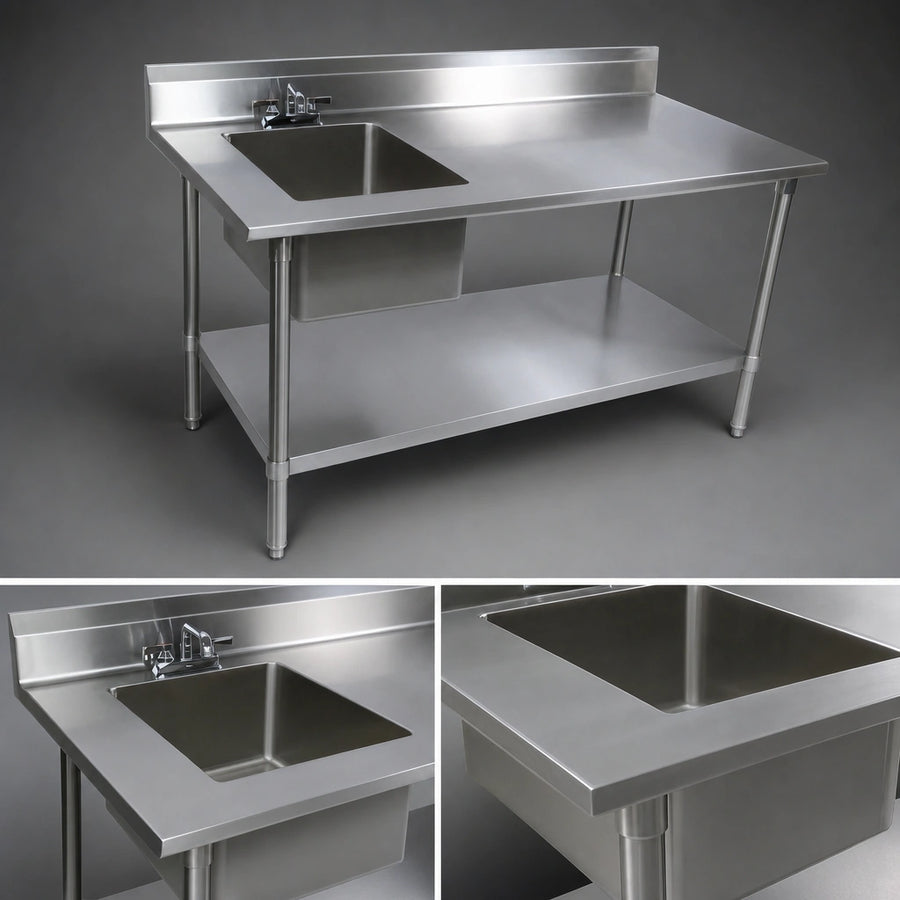 Left-Side Prep Sink