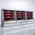 Thumbnail image #3 for Howard-McCray Ovation Series 30E 147-Inch Stainless Steel Remote Meat Open Merchandiser with 3-Tier LED Shelves
